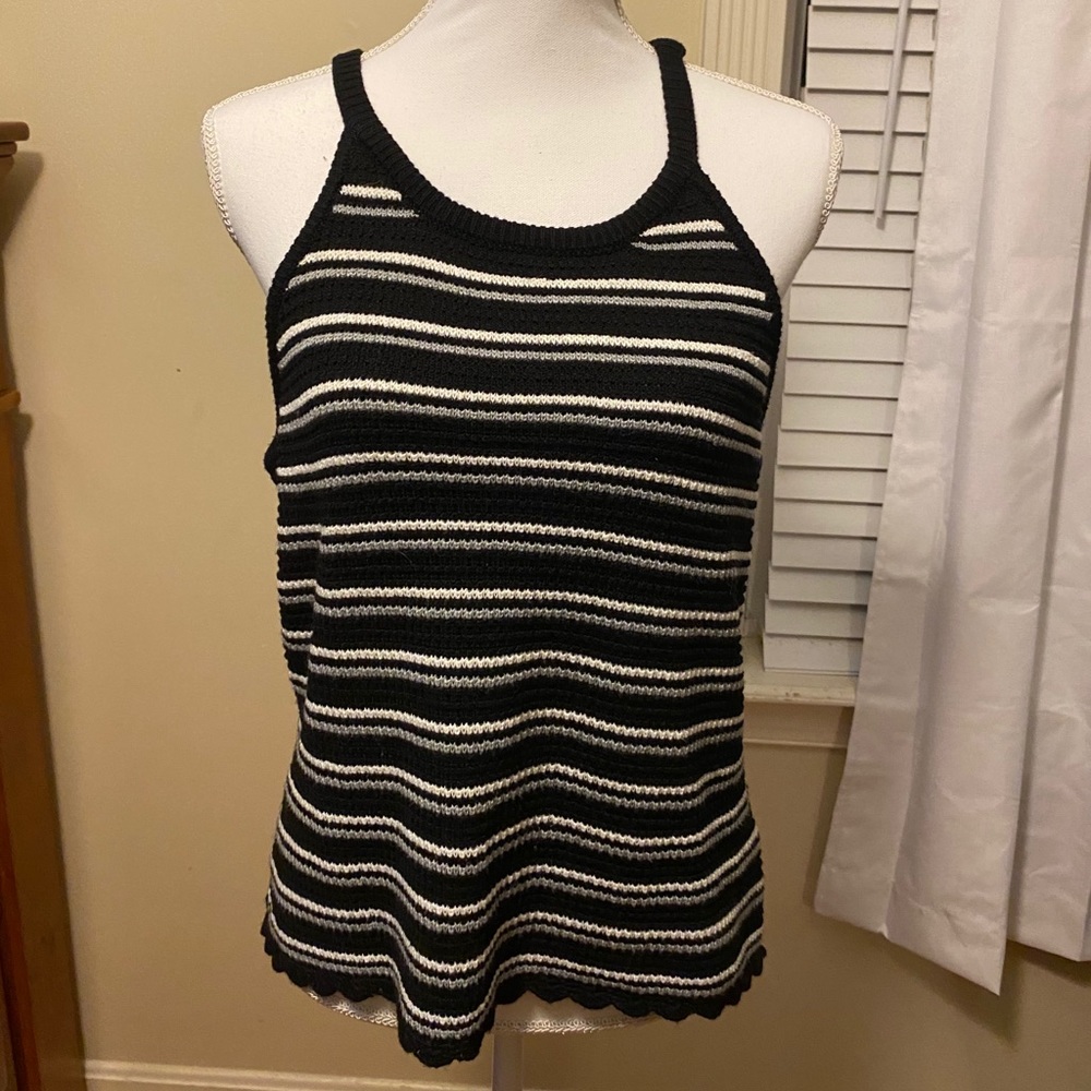 Lightly used striped tank top